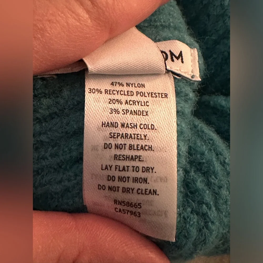 Nordstrom Girls Cuffed Beanie in Teal Blue
